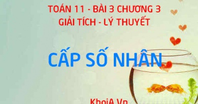 Cấp số nhân là gì? Công thức tính tổng cấp số nhân và công bội của cấp số nhân - Toán 11 bài 4